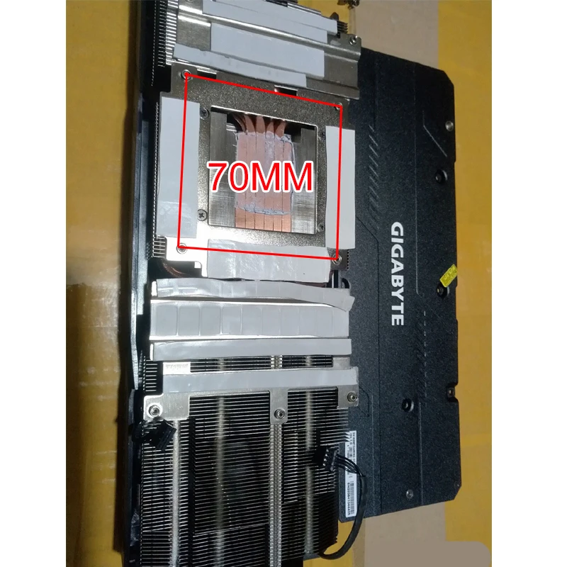 Оригинальный радиатор для Gigabyte RTX 2080 TI 75 мм PLD08010S12HH T128010SU | Компьютеры и офис