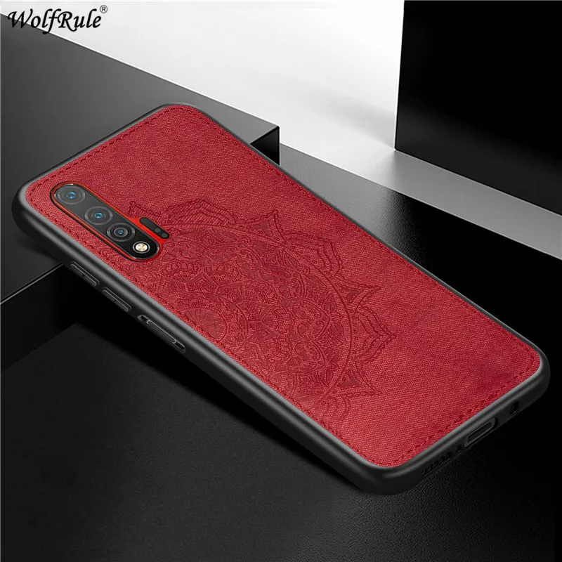 

Для Huawei Nova 6 Чехол Huawei Nova 6 Бампер Мягкий ТПУ Рамка Ткань задняя крышка для Huawei Nova 6 чехлы для телефонов Funda 6,57''
