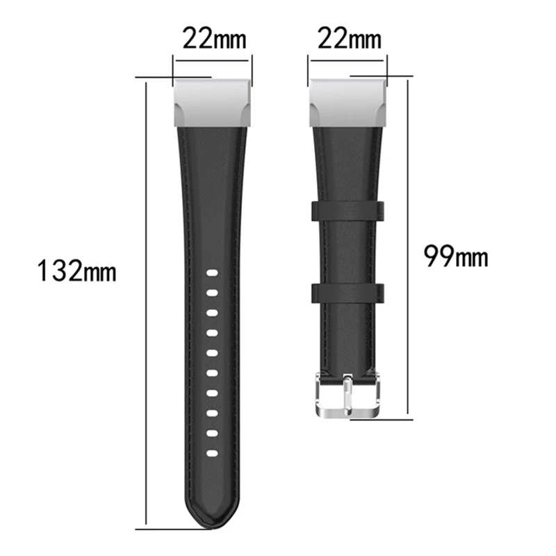 

22mm Leather Strap for Garmin Fenix6 Universal Strap Replacement Bracelet Band Wristband for Garmin Forerunner945