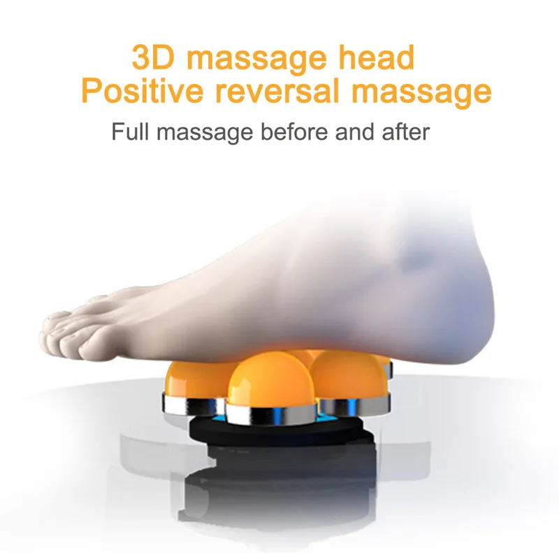 Электрический роликовый массажер для ног массажная машина модный кожаный спины