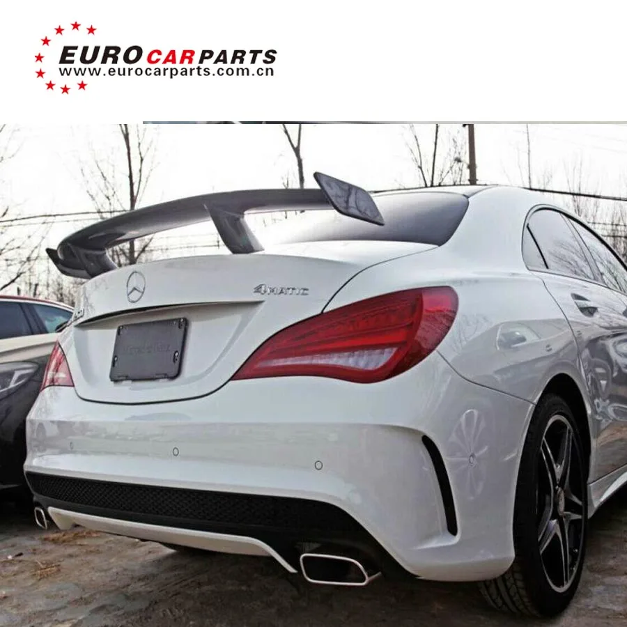 Спойлер для w117 CLA45 carbon finber заднее крыло revozport стильные Углеродные детали CLA class 2017