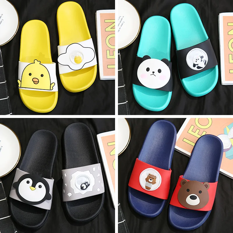 

2020 Summer New Kawaii Colourful Flat Women Slippers Women Casual Summer Slip On Women Flip Flops Shoes Indoor Women Slides
