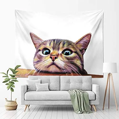 

Tapestry Wall Hanging, Mountain, Tree, Animal Wall Tapestry with Art Home Decoration for Living Room