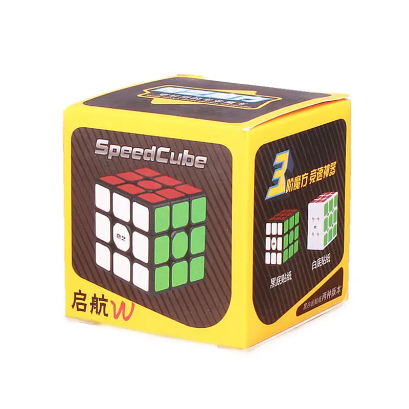 

New QiYi Sail W 3x3x3 Speed Magic Cube Black Professional Puzzle Cubes Educational Toys For Children