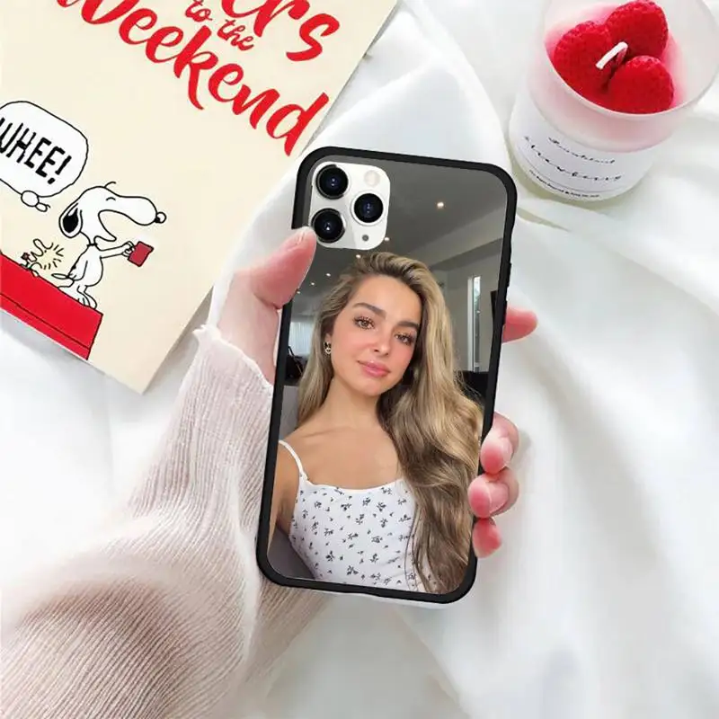 

American IC girl Addison Rae Phone Case For iphone 5S 6S 7 8 11 12 XR XS SE Plus Pro ProMax Cover Fundas Coque