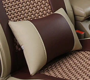 coffee big pillow Универсальный размер, автомобильные подушки, подходят для большинства автомобилей, одиночное летнее крутое сиденье, подушка, четыре сезона, обычная, окруженная Автомобильная подушка - Цвет: coffee big pillow