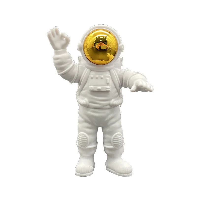 resin material astronauts ornaments universal cell phone stand holder bracket gift toys home office desk decoration birthday par free global shipping