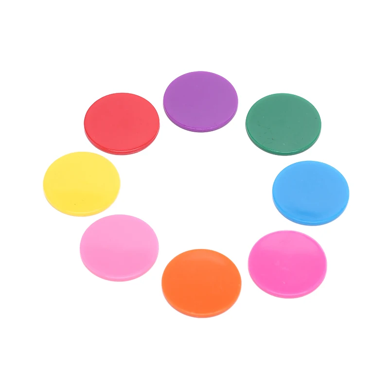 100 шт./лот 25 мм пластиковые фишки для покера казино бинго маркеры Маркер веселье