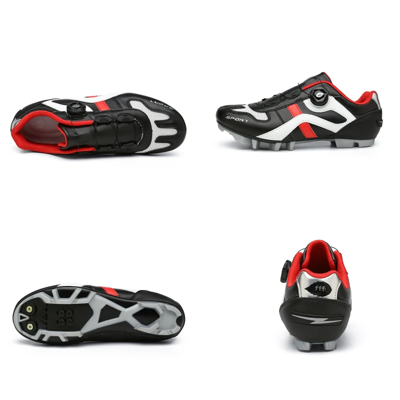 

New Men's Professional Athletic Cycling Shoes Summer Breathable Fashion MTB Self-Locking Road Bicycle Sports Shoes Women 36-48