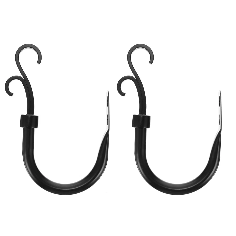 

2pcs Curtain Holdback Iron Curtain Tieback Curtain Hook Curtain Holder for Home