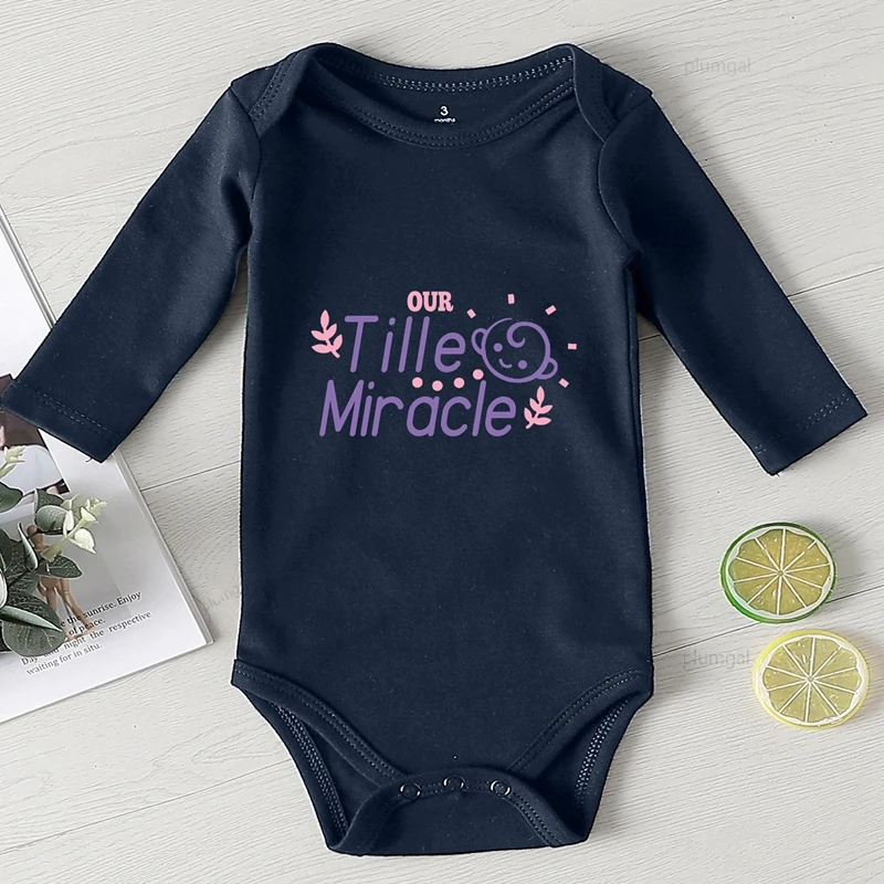 Our Tille/костюм для новорожденных с чудесным принтом Одежда маленьких девочек