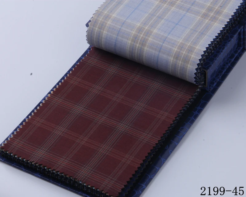2199-45 На заказ, мужской костюм bespoke, двубортный, серый, в клетку, мужской свадебный смокинг, классический мужской свадебный костюм для мужчин - Цвет: 2199-45