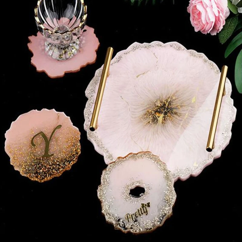 

Crystal Epoxy Resin Mold Fruit Plate Tray Casting Silicone Mould DIY Making Tool