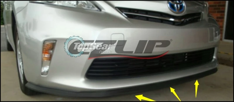 Для TOYOTA Wish дефлектор бампера/переднего спойлера для вентиляторов TOPGEAR тюнинга
