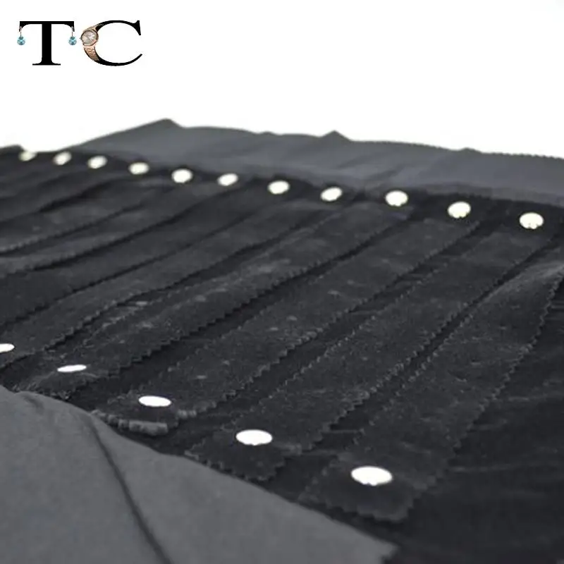 Ювелирные изделия для переноски бархатные дорожные Портативный Дисплей