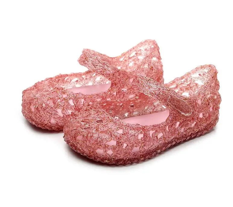 Новые мини туфли принцессы Птичье гнездо сандалии желейные для девушек