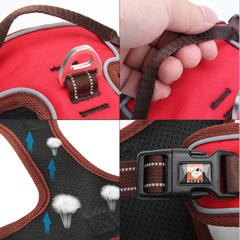 

Reflective Dog Harness Up Dog Chest Strap Vest Pet Safety Harness Collar Pet Vest For Husky shepherd Labrador