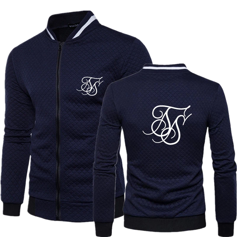 

SikSilk Letter Printing 2021 Spring Autumn New Men's Jacket Fashion All-Match Street Personality Sweatshirt DG-16