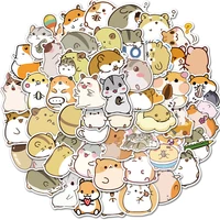 103050pcs cute cartoon animal little hamster stickers pack for scrapbook stationery laptop guitar luggage girl sticker decal