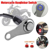 12v motorcycle flashing switch stainless steel led light switch on off button handlebar mount waterproof light