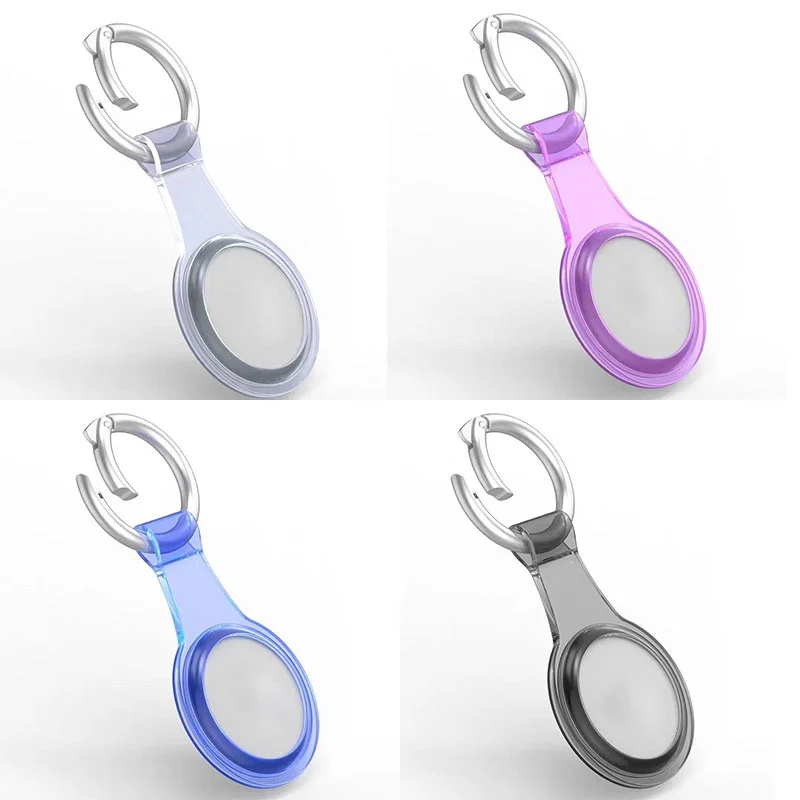 

1pcs Luxury PU Silicone Protection Cover For Apple AirTags Case Anti-lost Protector Shell For Locator Tracker Cover Case