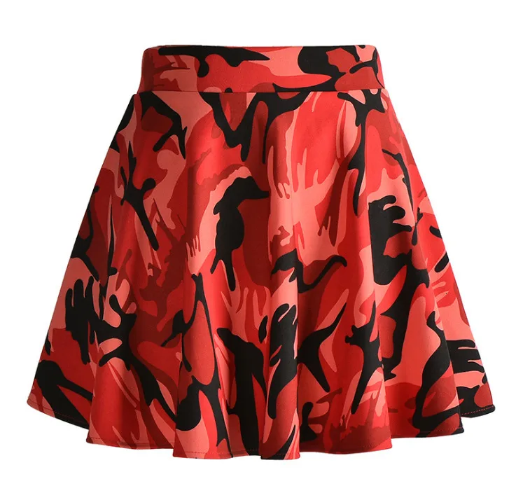 

BONJEAN Pleated Skirts for Women 2019 Autumn Bottom Plus Size Black Skirts Ladies Mini Skirt Elastic Waist Mini Skirt BJ1781