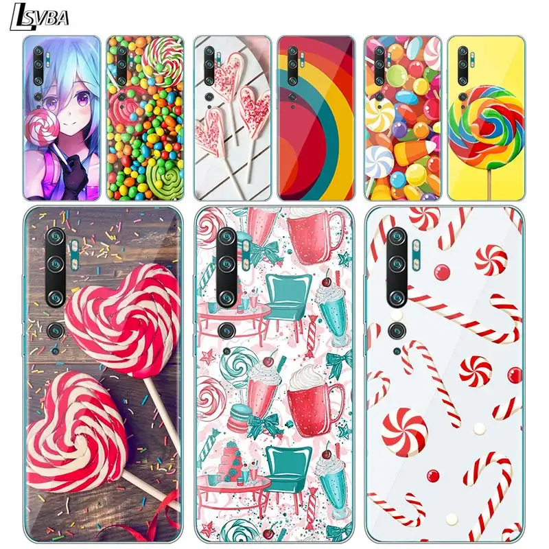 

Colorful lollipops Soft TPU Silicone Cover For Xiaomi Mi 8 9 9T SE A1 A2 5X 6X Lite Pro F1 Mix 3 Play Phone Case