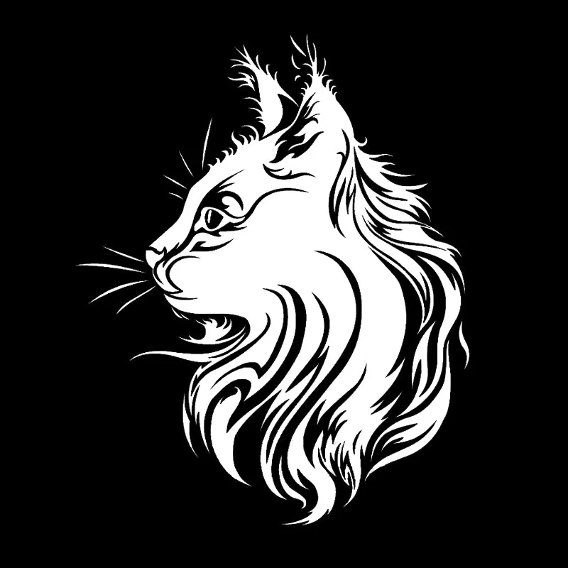 

Creative Pet Cat Car Sticker PVCFation Personalized Animal Car Sticker 21cm*17cm