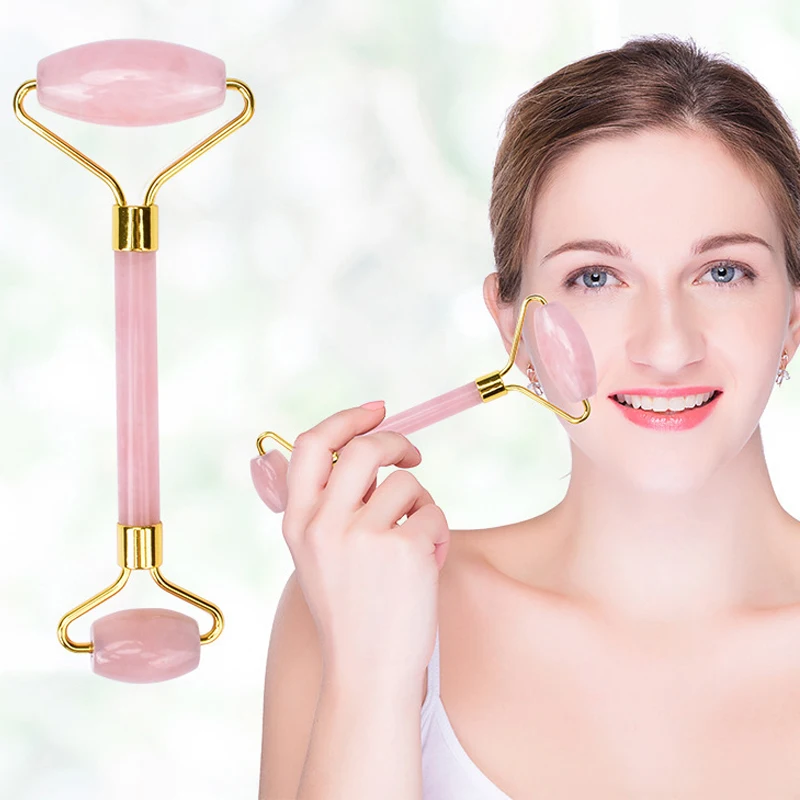 Gua Sha Tools Set 2 In 1 By Natural Jade Scraper Massager with Stones for Face Neck Back and Jawline Green Roller Bathroom | Дом и сад