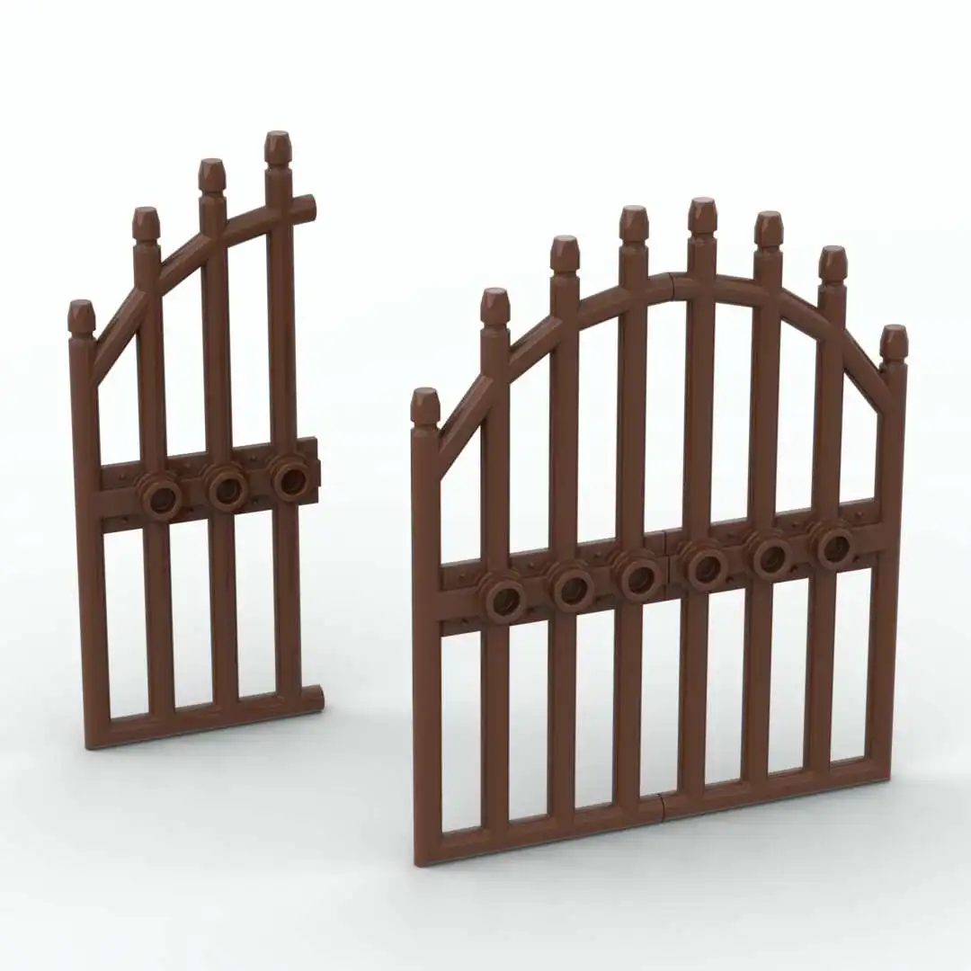 

30pcs Door moc Bricks Toy 1x4x9 Arched Gate with Bars and Three Studs Educational Assembly Children Gifts 42448