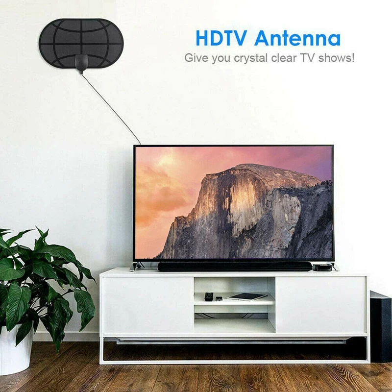 

HDTV Antenna TV Receiver 25DB Indoor Digital Antenna Amplifier Booster DVB-T2 TV Aerial