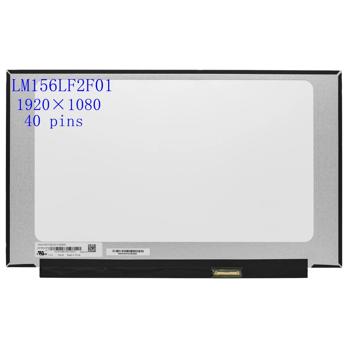 15 6 светодиодный мовая светодиодная ЖК-панель LM156LF2F01 LM156LF2F 01 EDP 40 контактов 144 Гц IPS