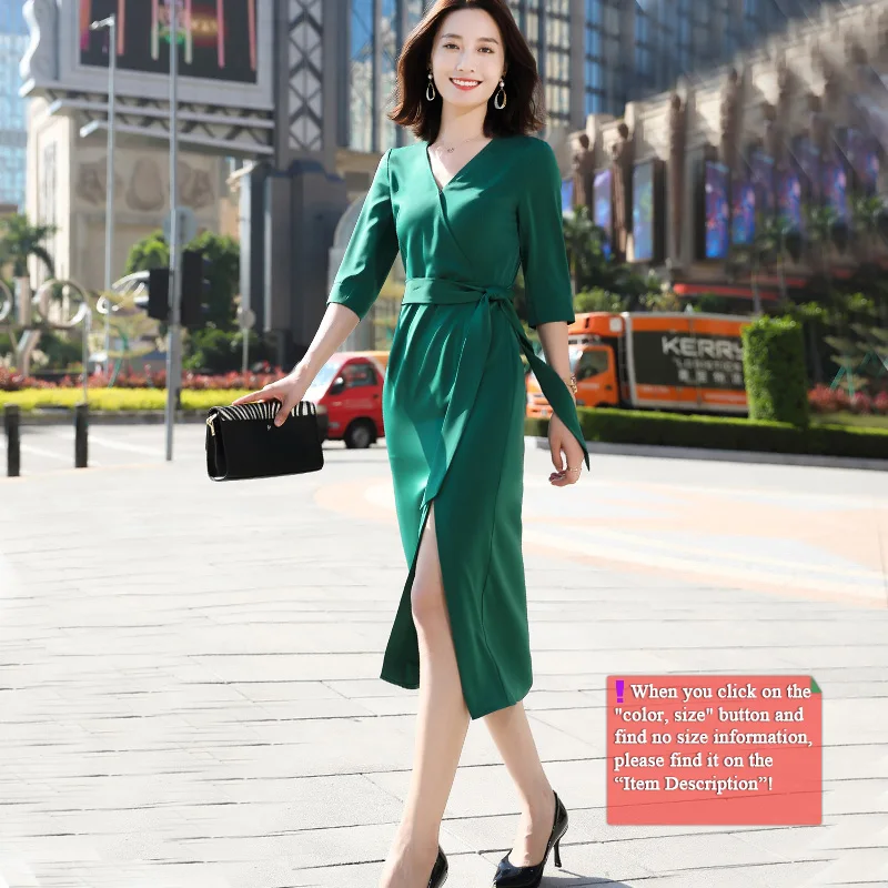 Элегантное женское платье Lenshin модное мягкое однотонное асимметричное миди с