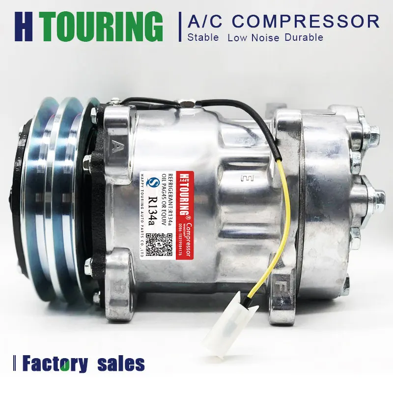 

SD7H15 Air AC Compressor for Volvo Wheel Loader Excavator 14649606 VOE11412632 14518640 15082742 11104419 11412632 14506862