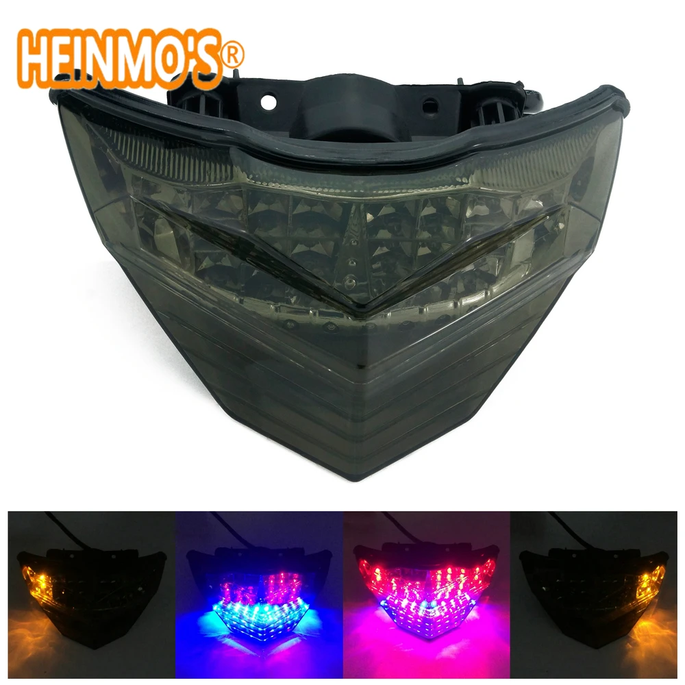 

For Kawasaki Ninja 250R 250 R 300 2013-2017 Rear Turn Signals Motorcycle LED Tail Stop Light Brake Lamp Flasher Signal Blinker