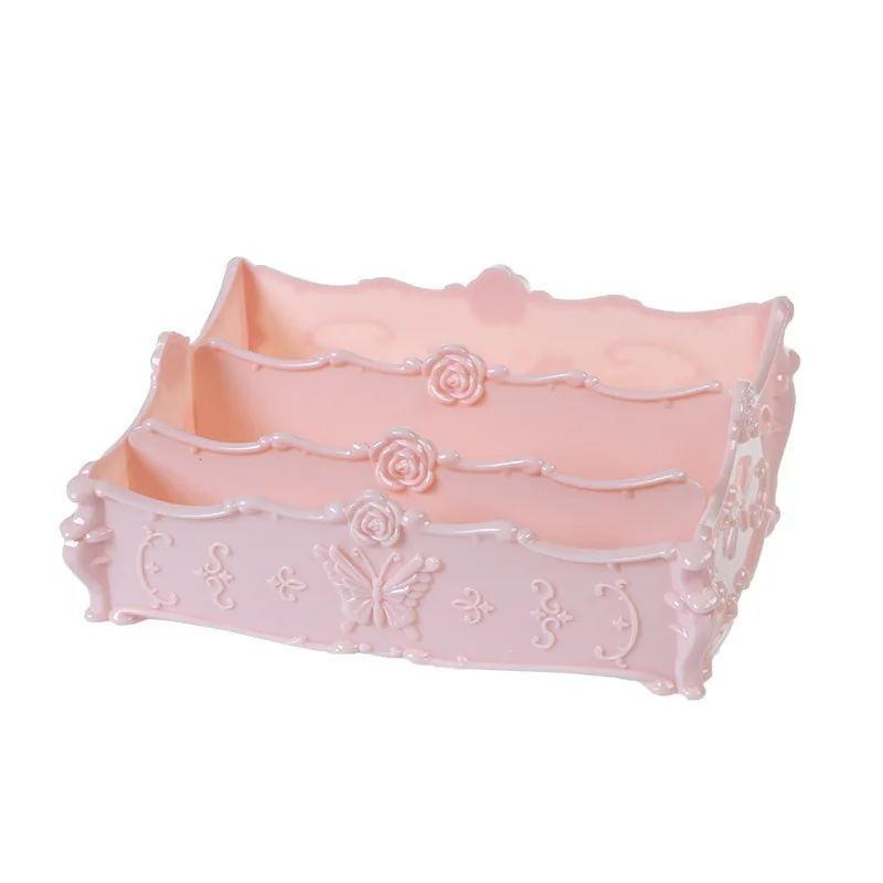 8 цветов прозрачная пластиковая коробка для хранения косметики Настольный