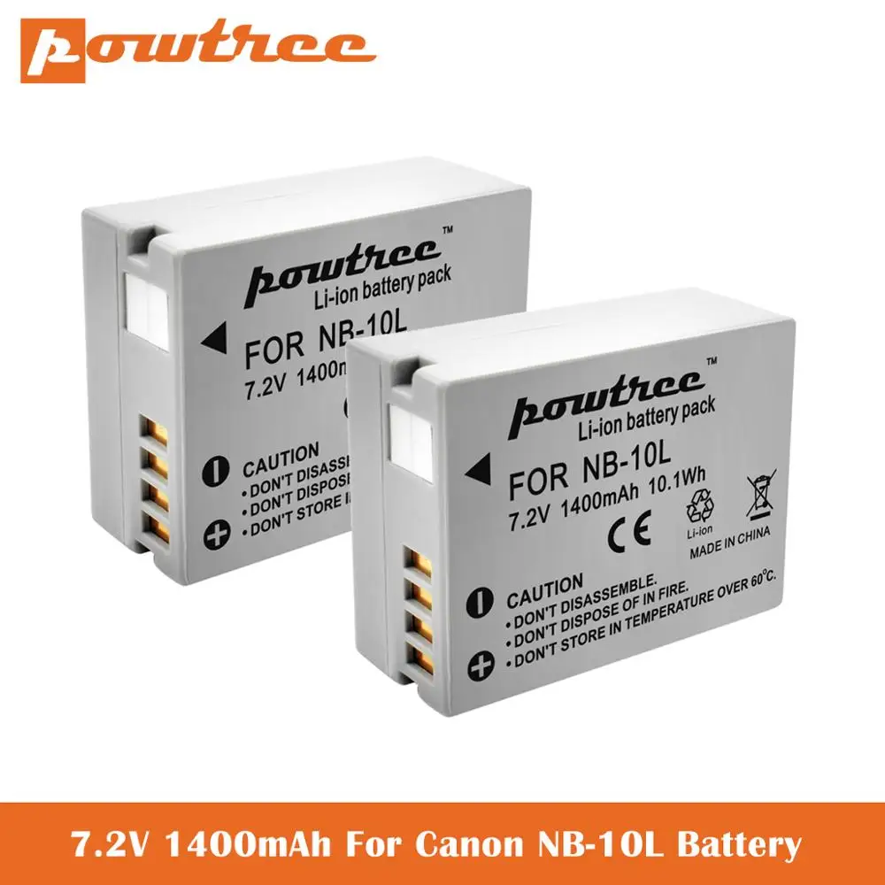 7 2 V 1400 мА/ч NB 10L Батарея зум объектив для Canon PowerShot G1 X G3 G15 G16 SX40 HS SX50 SX60 Цифровой