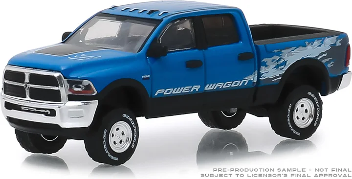GreenLight 1:64 2016 Ram 2500 Power Wagon синий сплав модели автомобиля металлические игрушки для
