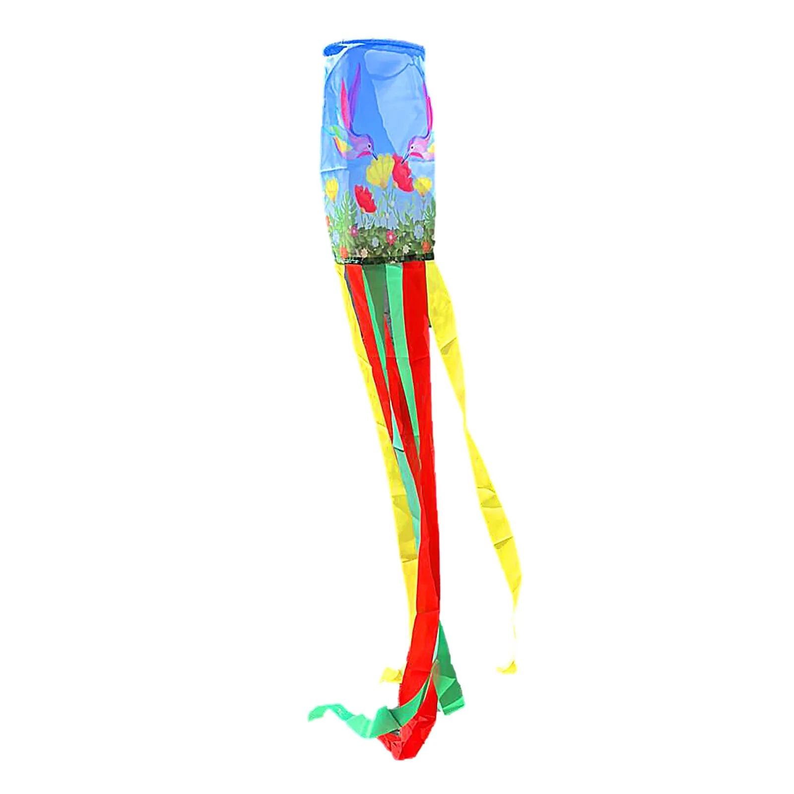 Креативный двойной Колибри Windsock Wind Spinner Rainbow Kite Socks флаг открытый двор сад патио