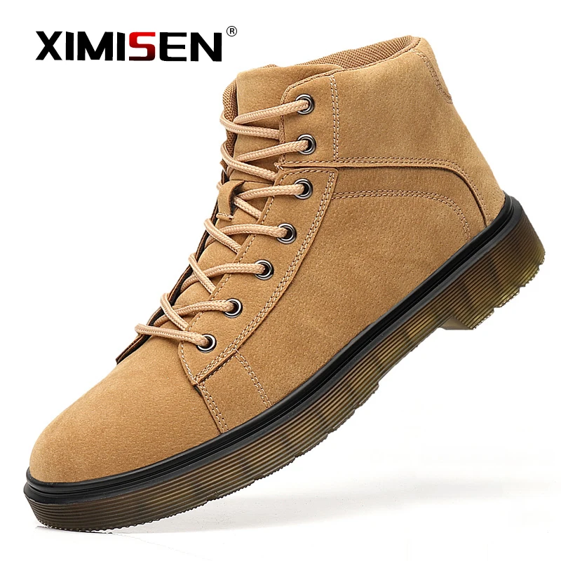 XIMISEN/Новинка 2020 года Модные зимние ботинки Мужские Martens Повседневные Botas Hombre