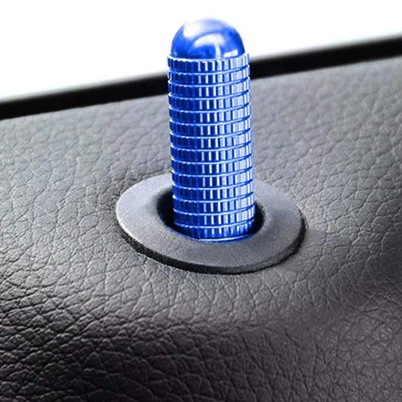 4 шт. синий Алюминиевый болт для замены кнопки замка двери совместимый Mercedes C E S GLC