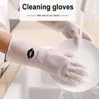 Перчатки для мытья кухни, удлиненные из ПВХ, для мытья посуды