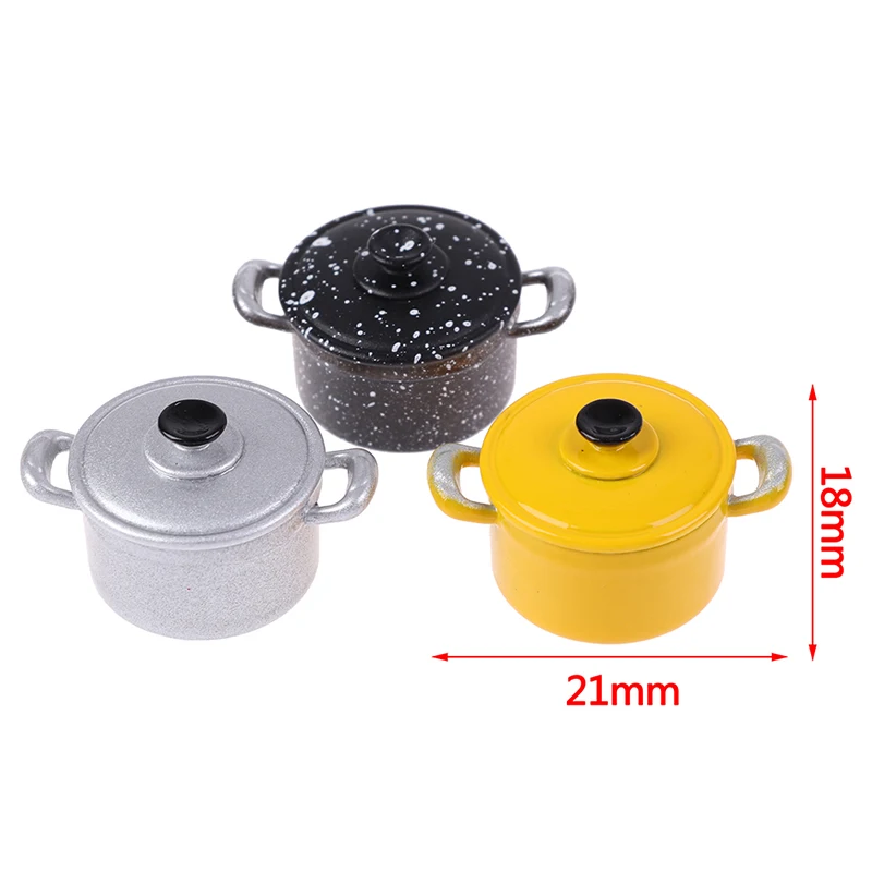 Миниатюрные аксессуары для кукольного домика миниатюрная металлическая суповая