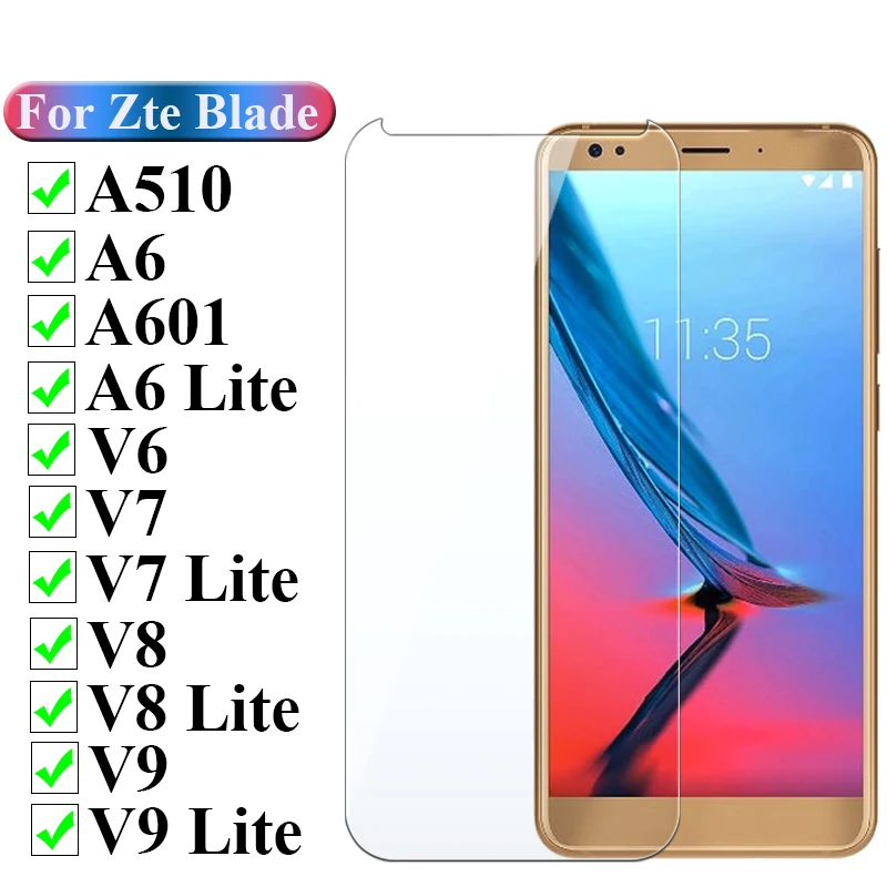 Защитное стекло для ZTE Blade A530/V7Lite/Blade A520/A601 Pro/V9 Vita/A510/A610/A622/A7 VITA/AXON 9 PRO | Мобильные