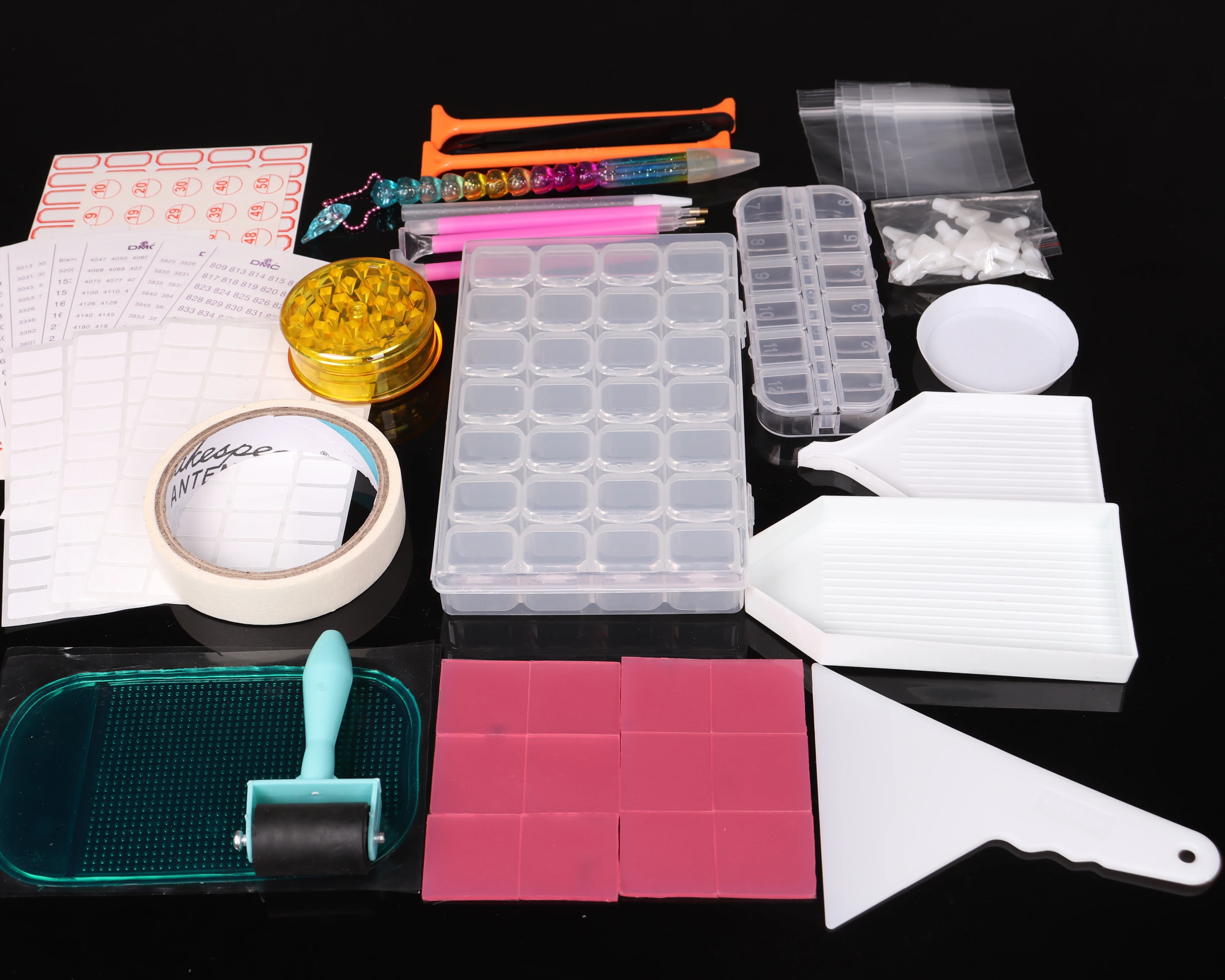 58 шт. коробка для хранения алмазной живописи ручка вышивки крестиком с