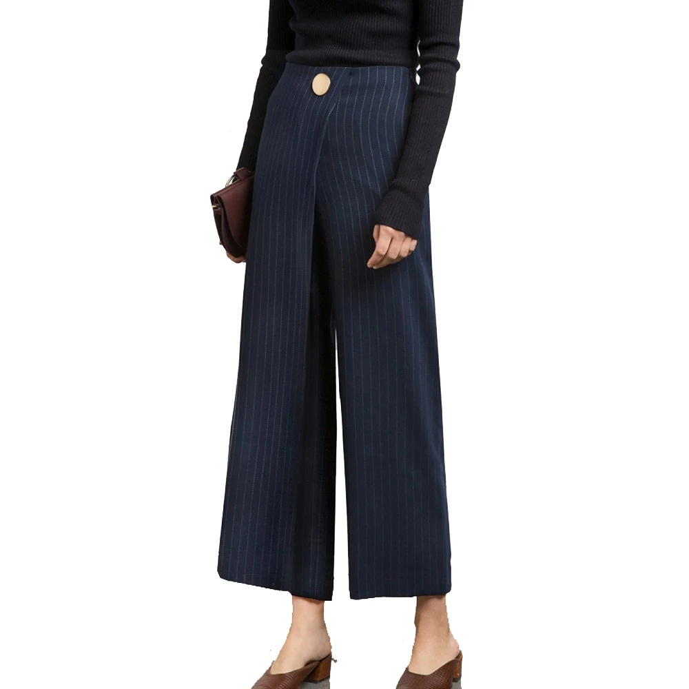 Женский Повседневный стиль размера плюс универсальные Асимметричные шаровары с