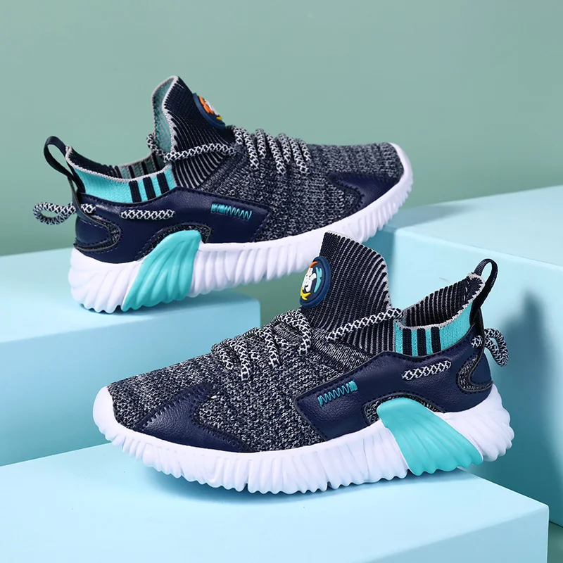 Кроссовки Детские легкие дышащие из сетчатого текстиля на мягкой подошве для