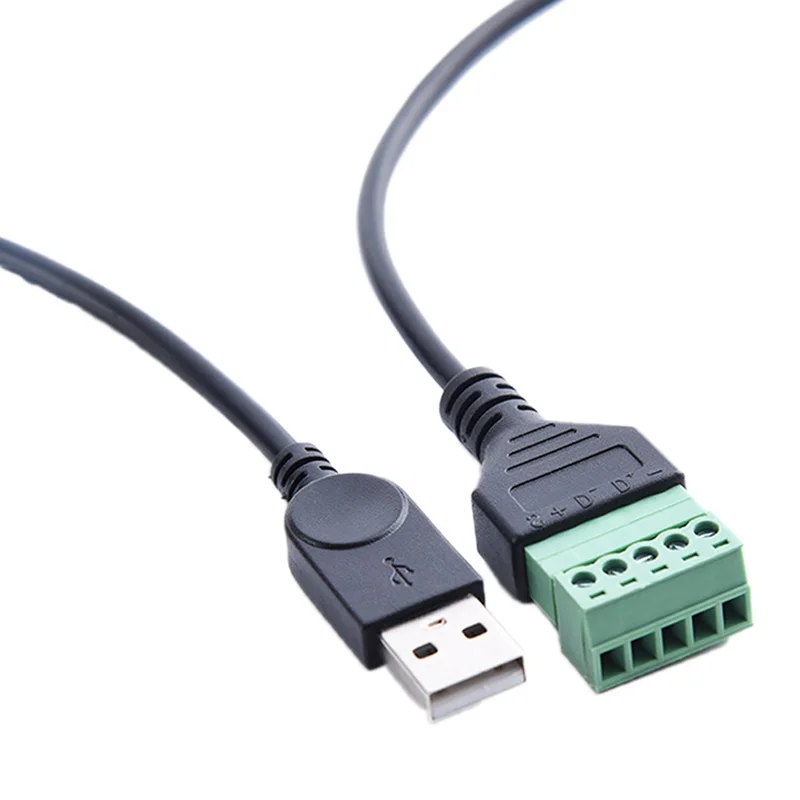 Горячая Распродажа Micro 5 Pin 2 0 USB A штекер на винт с защитным разъемом