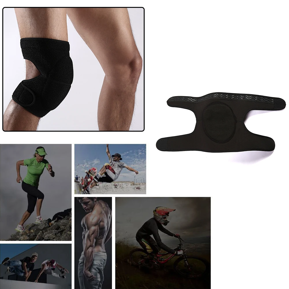 

1pair Leg Warmer Basketball Thick Sponge Shock Absorption Magic Sticker Pain Relief Outdoor Sports Home Gardening Knee Pads