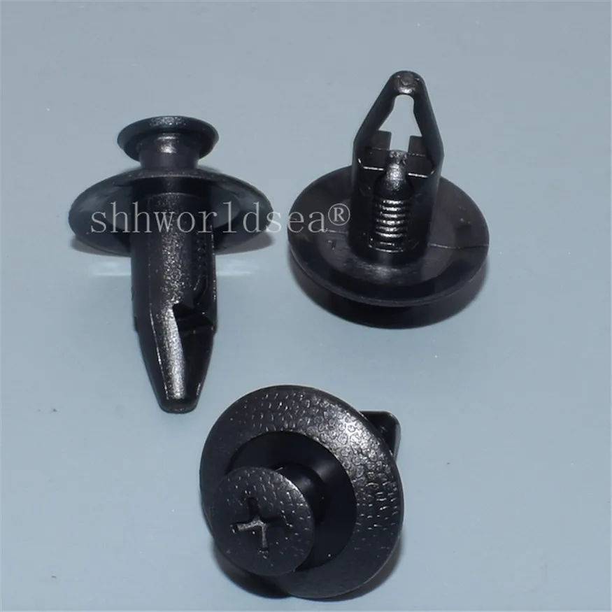 Shhworldsea 100 шт. 8 мм Фиксатор переднего бампера для MITSUBISHI MU001220 MU000695